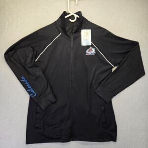 Colorado Avalanche Jacket Youth XL 16/18 Zip Up Windbreaker Unisex Boys Girls